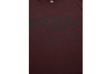 Koszulka Pit Bull Regular Fit 210 Oldschool Logo '20 - Bordowa