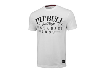 Koszulka Pit Bull Regular Fit 210 Oldschool Logo '20 - Biała