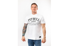 Koszulka Pit Bull Regular Fit 210 Oldschool Logo '20 - Biała