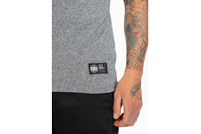 Koszulka Pit Bull Custom Fit Melange Small Logo '21 - Szary Melanż