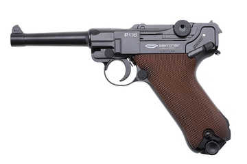 Wiatrówka pistolet Gletcher USA P08 Blow Back