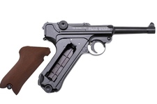 Wiatrówka pistolet Gletcher USA P08 Blow Back