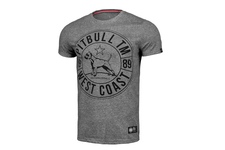 Koszulka Pit Bull Custom Fit Melange Circle Dog '21 - Szary Melanż