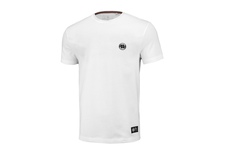 Koszulka Pit Bull Slim Fit Lycra Small Logo '21 - Biała