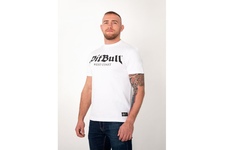 Koszulka Pit Bull Slim Fit Lycra Old Logo'20 - Biała