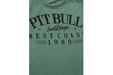 Koszulka Pit Bull Denim Washed Oldschool'20 - Zielona