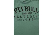Koszulka Pit Bull Denim Washed Oldschool'20 - Zielona