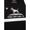 Tank Top Pit Bull Slim Fit Lycra Cal Flag'20 - Czarny