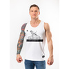 Tank Top Pit Bull Slim Fit Lycra Cal Flag'20 - Biały