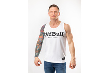 Tank Top Pit Bull Slim Fit Lycra Old Logo'20 - Biały
