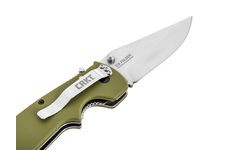 Nóż CRKT Crawford Kasper od green satin blade