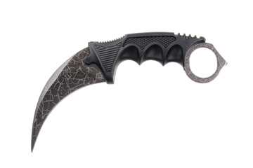 Nóż CS GO Karambit Grey Crackle