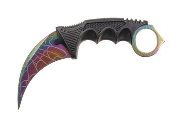 Nóż CS GO Karambit Spider web Rainbow