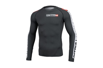 Rashguard termoaktywny Pit Bull L-S Hilltop - Szary