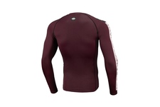 Rashguard termoaktywny Pit Bull L-S Hilltop - Bordowy