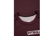 Rashguard termoaktywny Pit Bull L-S Hilltop - Bordowy