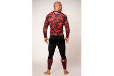 Rashguard termoaktywny Pit Bull L-S Dillard Camo - Czerwony