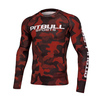 Rashguard termoaktywny Pit Bull L-S Dillard Camo - Czerwony