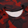 Rashguard termoaktywny Pit Bull L-S Dillard Camo - Czerwony