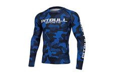 Rashguard termoaktywny Pit Bull L-S Dillard Camo - Niebieski