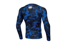 Rashguard termoaktywny Pit Bull L-S Dillard Camo - Niebieski