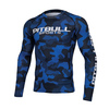 Rashguard termoaktywny Pit Bull L-S Dillard Camo - Niebieski