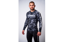 Rashguard termoaktywny Pit Bull L-S Dillard Camo - Szary