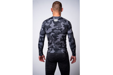 Rashguard termoaktywny Pit Bull L-S Dillard Camo - Szary