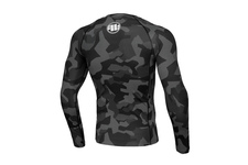 Rashguard termoaktywny Pit Bull L-S Dillard Camo - Szary