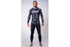 Rashguard termoaktywny Pit Bull L-S Dillard Camo - Szary