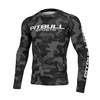 Rashguard termoaktywny Pit Bull L-S Dillard Camo - Szary