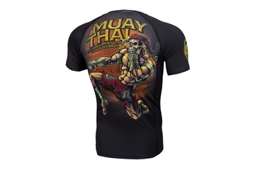 Rashguard termoaktywny Pit Bull T-S Muay Thai - Czarny