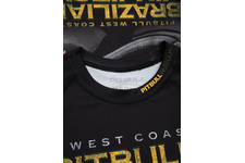 Rashguard termoaktywny Pit Bull T-S BJJ - Czarny