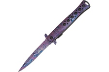 Nóż Sprężynowy Haller Stiletto Onehand Rainbow