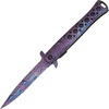 Nóż Sprężynowy Haller Stiletto Onehand Rainbow
