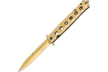 Nóż Sprężynowy Haller Stiletto Gold