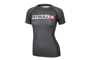 Damski rashguard termoaktywny Pit Bull T-S Hilltop - Szary