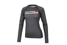 Damski rashguard termoaktywny Pit Bull L-S Hilltop - Szary