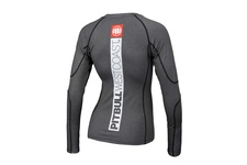 Damski rashguard termoaktywny Pit Bull L-S Hilltop - Szary