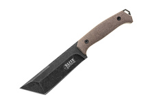Nóż Master Cutlery elite tactical fixed dark stonewashed tanto canvas micarta