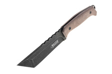 Nóż Master Cutlery elite tactical fixed dark stonewashed tanto canvas micarta
