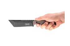 Nóż Master Cutlery elite tactical fixed dark stonewashed tanto canvas micarta