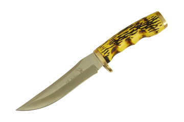 Nóż  Master Cutlery ELK Ridge hunter bone finka, Skórzana pochwa