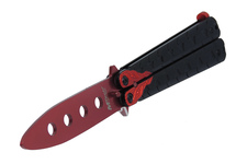 Nóż  Master Cutlery M-TECH "MOTYLEK" Dragon treningowy red
