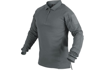 koszulka polo z długim rękawem Helikon RANGE - shadow grey