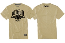 Koszulka Pit Bull Oldschool Knuckles'20 - Piaskowa