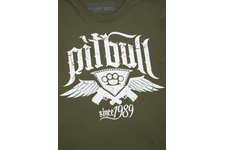 Koszulka Pit Bull Oldschool Knuckles'20 - Oliwkowa