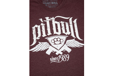 Koszulka Pit Bull Oldschool Knuckles'20 - Bordowa