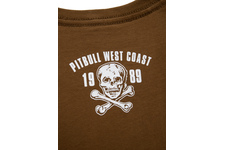 Koszulka Pit Bull Oldschool Razor'20 - Brązowa