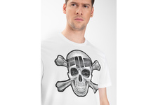 Koszulka Pit Bull Skull Wear '21 - Biała